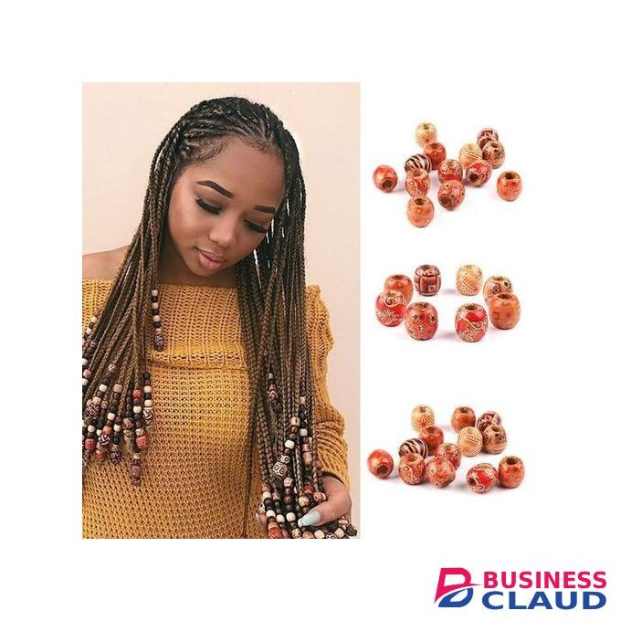 Wooden Hair Beads