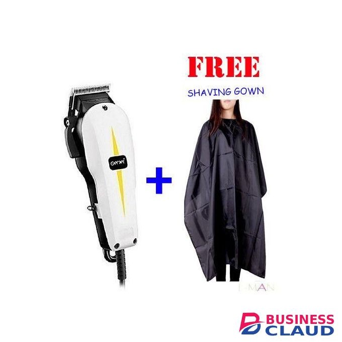 Geemy Hair Cut 1021/Shaving Kinyozi Machine + FREE Shaving Gown