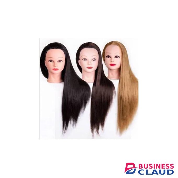 Training Mannequin Hairdresser Training Doll Training Dummy Head Semi Human Brown hair saloon Training Dummy