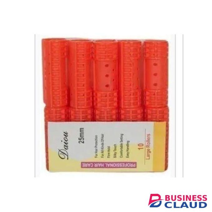 Daiou Hair Rollers For Curling Hair (Large Size) 10pcs