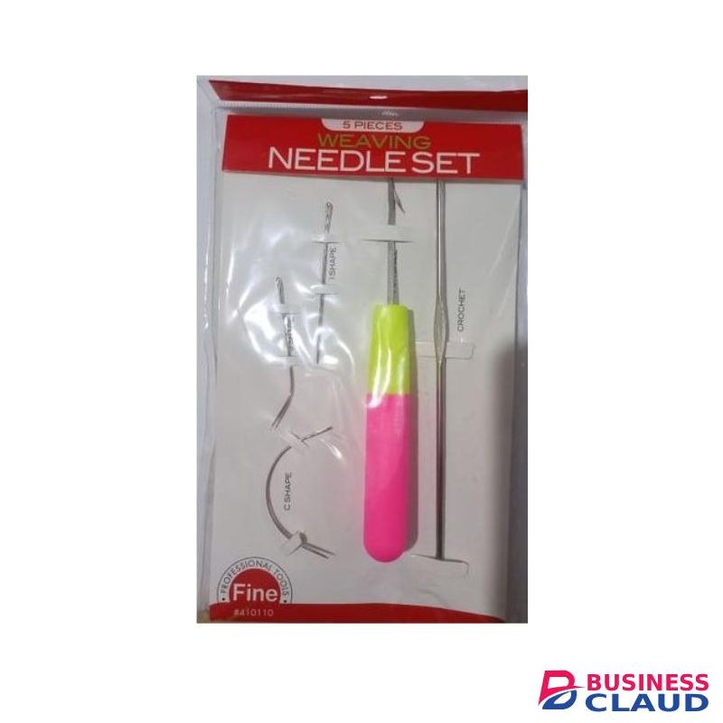 5Pieces Weaving Crocheting Braiding Dreadlocks Needle Set for Braiding Hair Crotchet Faux Locs Soft Locs ( U Shape J Shape L Shape C Shape Latch Hook Skill Crotchet) Beginner Friendly