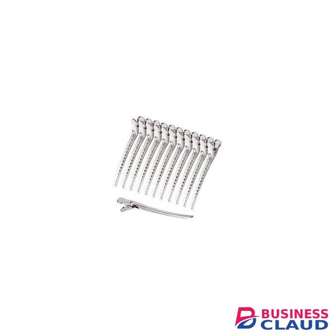 12pcs Metal Alligator Hair Clips