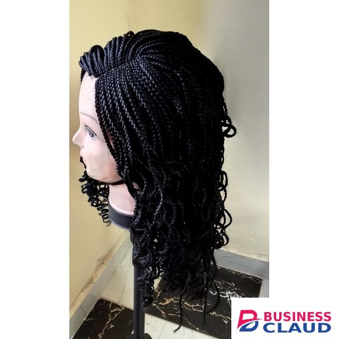 Long braided wig