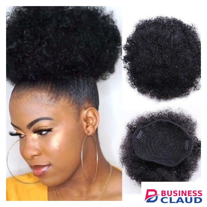 Afro Popcorn Puff Drawstring Ponytail