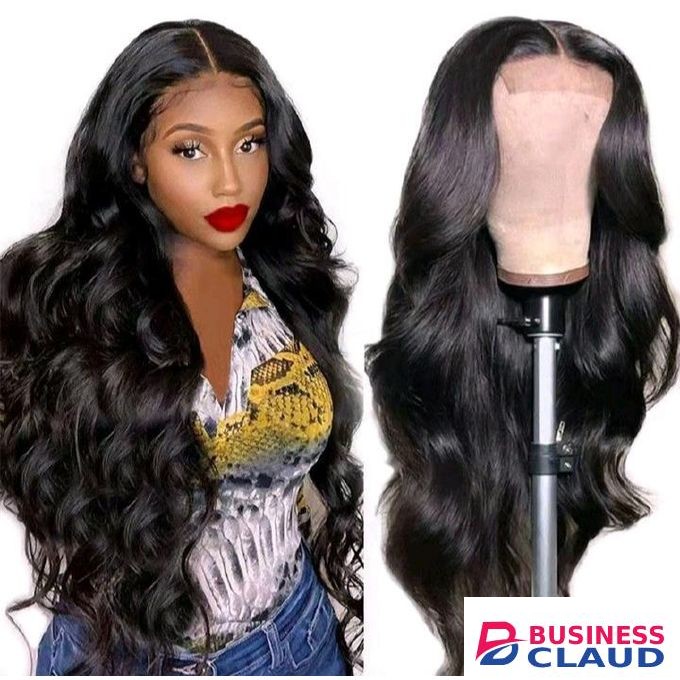 Fbk Women Hair Ladies Body Wave Black Long Curly Synthetic Wigs For Women Gift