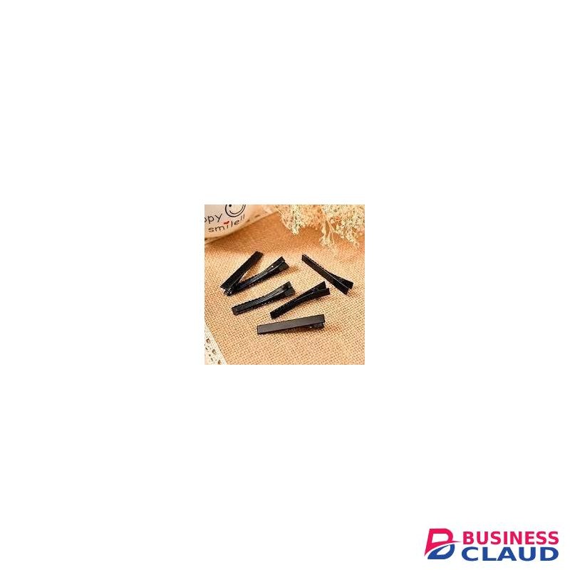 12pc Black Clips For Hair