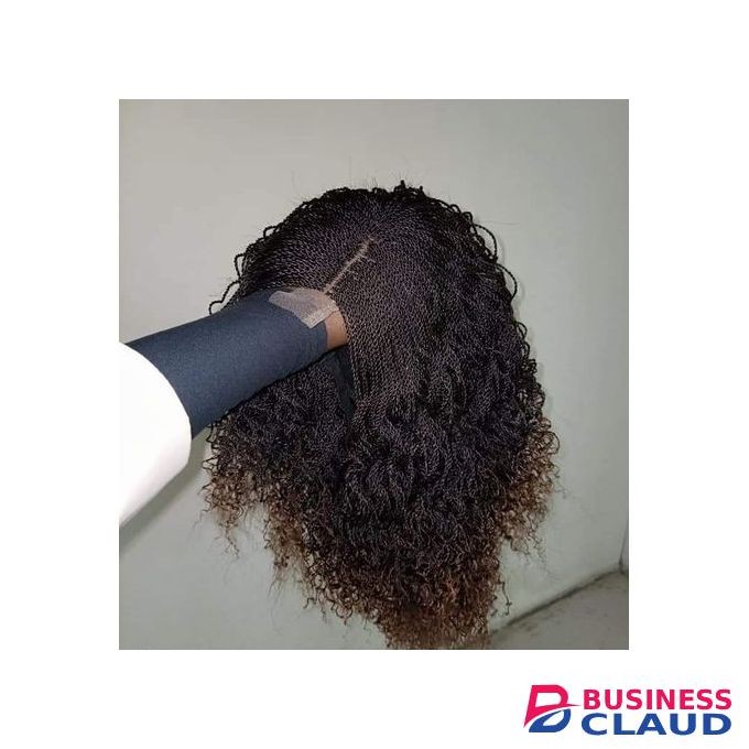 Curly Twisted Braided With Closure...