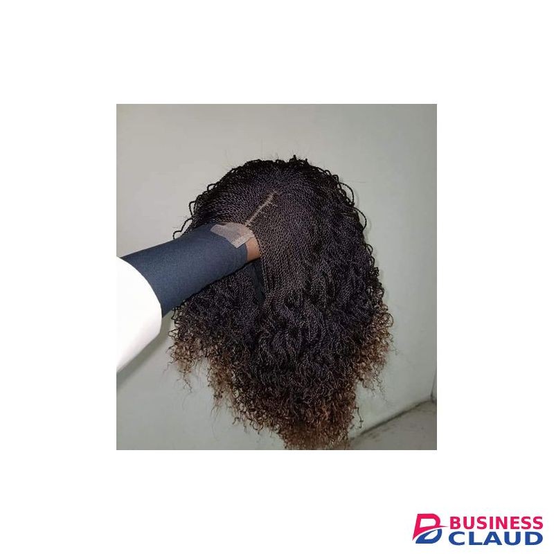 Curly Twisted Braided With Closure...