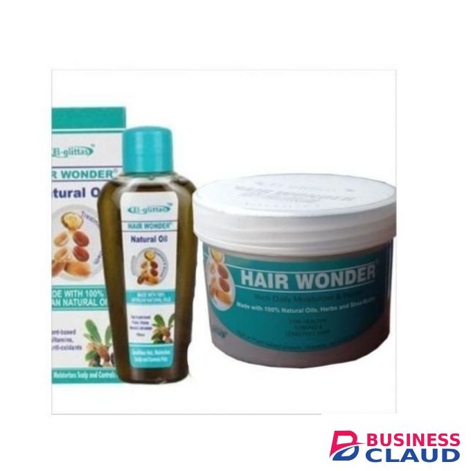 Hair Wonder El Glittas Hair Wonder Cream (200g) And Oil(70ml).