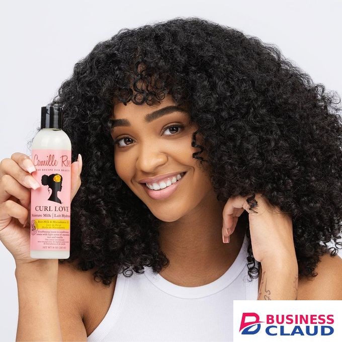 Camille Rose Curl Love Soften & Nourish Moisture Milk – Rice Milk & Macadamia Oil, 8oz