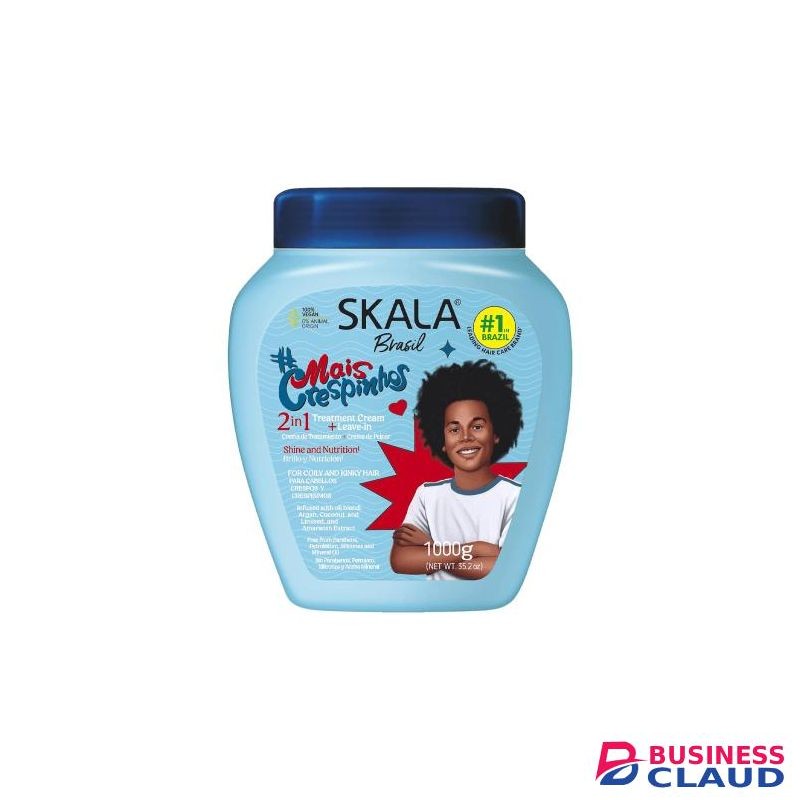 Skala brasil Mais Crespinhos 2-in-1 Treatment Cream + Leave-in,