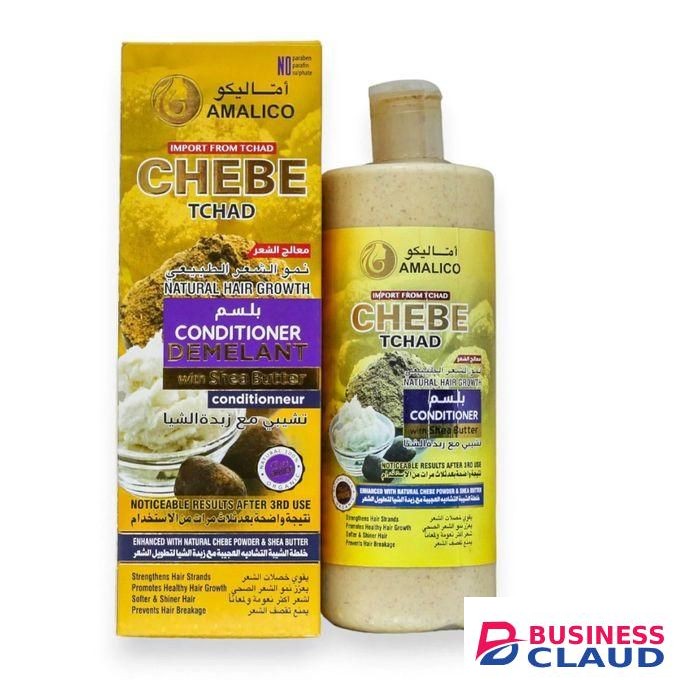 AMALICO Chebe Tchad Conditioner With Shea Butter For Natura Fast Hair Growth Noticable Results After 3rd Use