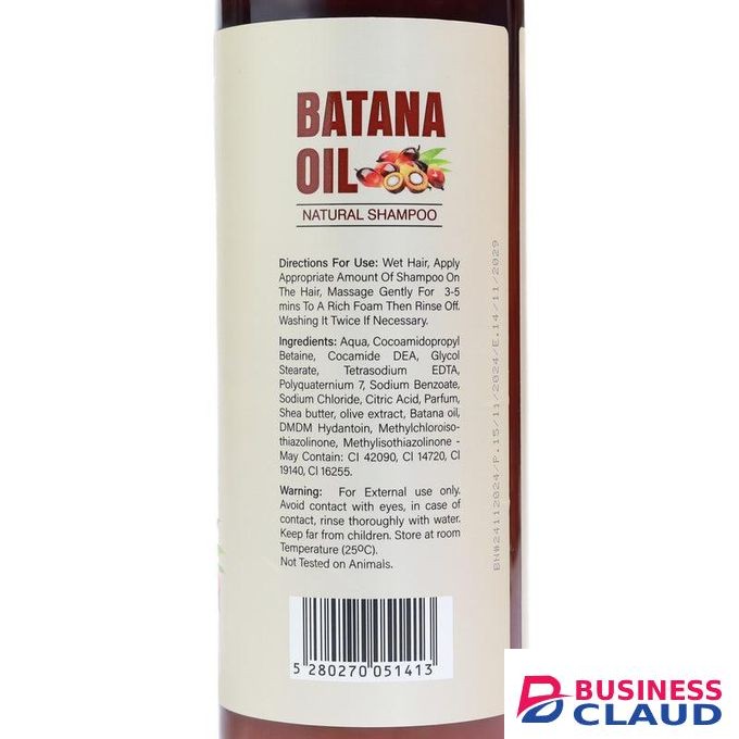 AMALICO BATANA OIL PRO NATURAL HONDURAN MIRACLE OIL SHAMPOO FOR THICKER, FULLER & HEALTHIER HAIR NET 500ML