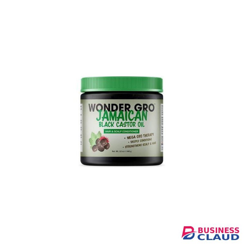 Wonder Gro Jamaican Black Castor Oil Strengthens Hair Scalp Conditioner Repair Cream Leave In Conditioner.