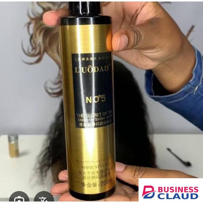 Luodais NO 5 shine hair spray for human hair,wig