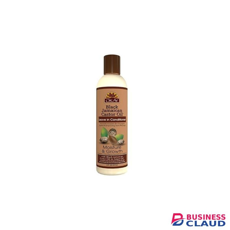 Okay Black Jamaican Castor Oil Moisture Growth Leave In Conditioner