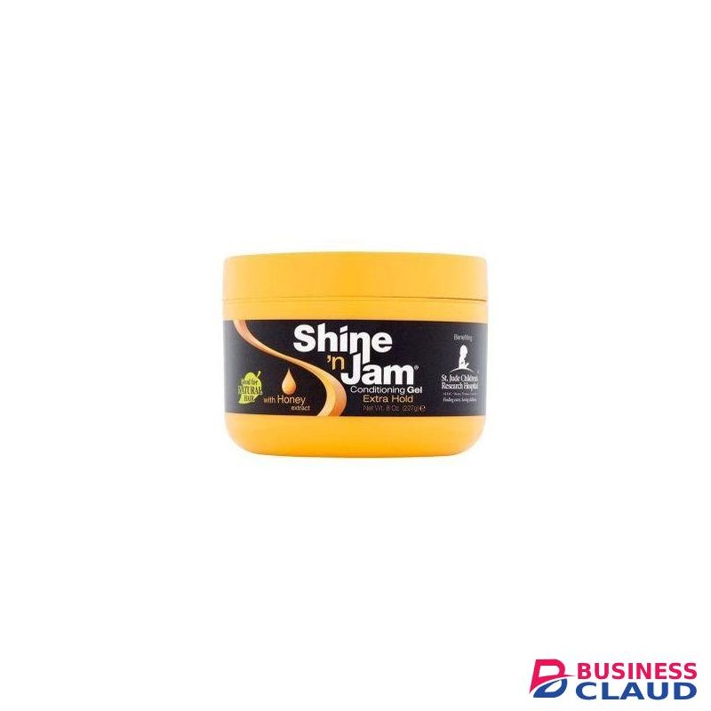 Ampro Shine N Jam Conditioning Gel Extra Hold- With Honey Extract-8oz