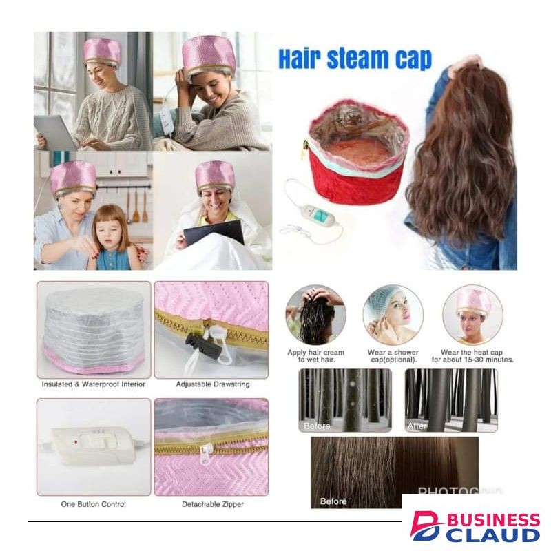 Pu Fashion Hair Heat Cap Home Thermal Steamer