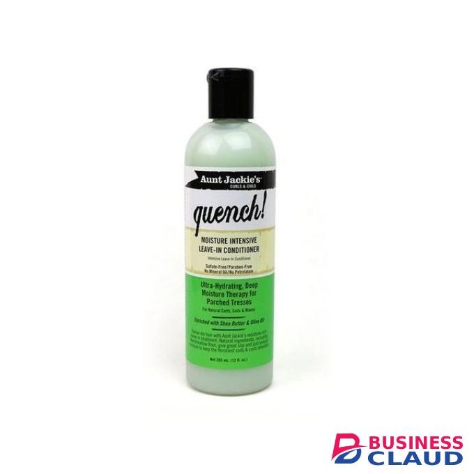 Aunt Jackie'S Quench Moisture Intensive with Shea Butter & Olive Oil Leave-In Hair Conditioner for Natural Curls, Coils and Waves