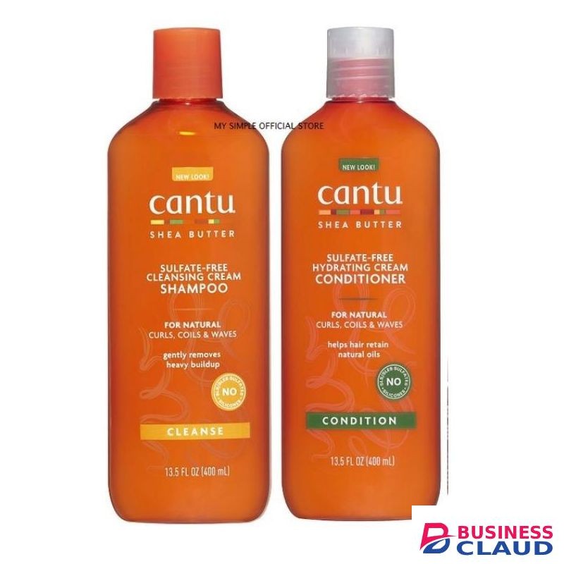 Cantu Shea butter free sulphate cleansing cream shampoo+ conditioner