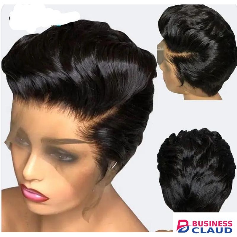 Fashion Classic Frontal pixie human glueless bob wig