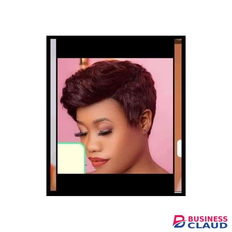 Fashion Classic Pixie Human Glue Wig