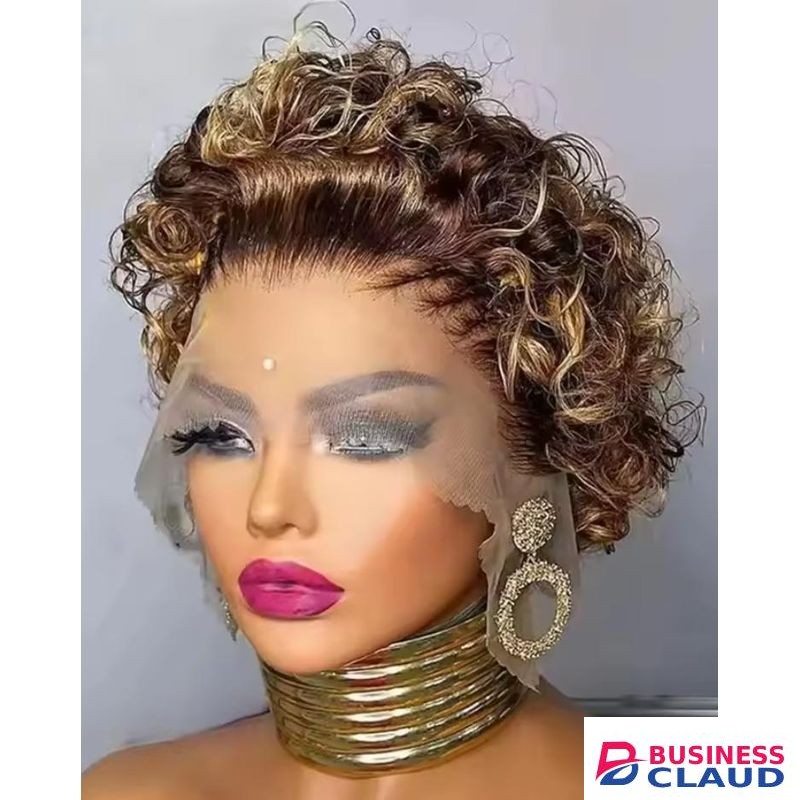 Fashion Classic Water curl glue less frontal wig