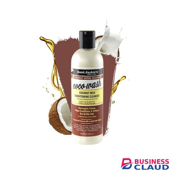 Aunt Jackie'S Coco Wash Coconut Milk 355ml