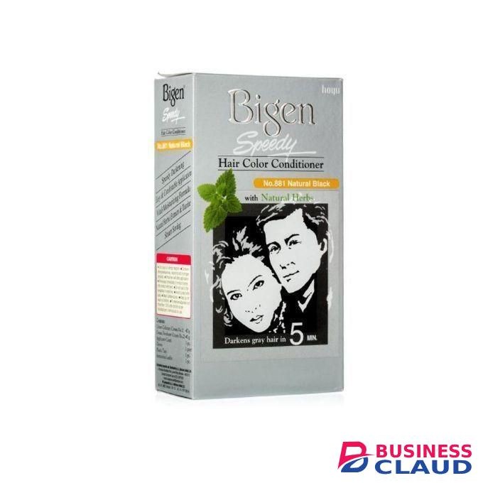 Bigen Speedy Hair Color Conditioner (No. 881 Natural Black).
