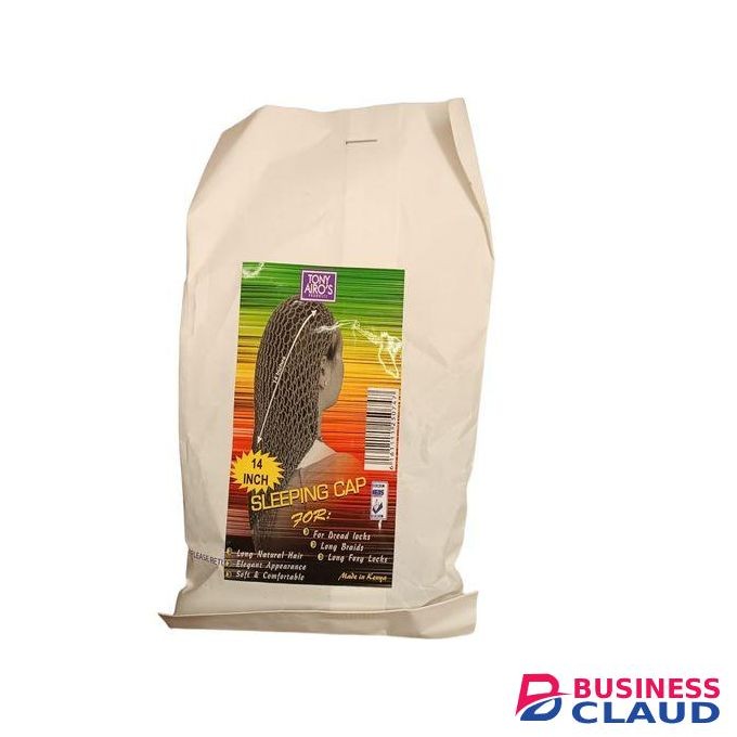Tony Airos 14 Inch SATIN Sleeping Cap For Braids, Wigs, Dread Locks ,