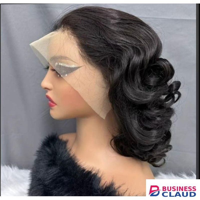 premium lace front wig 12 inches