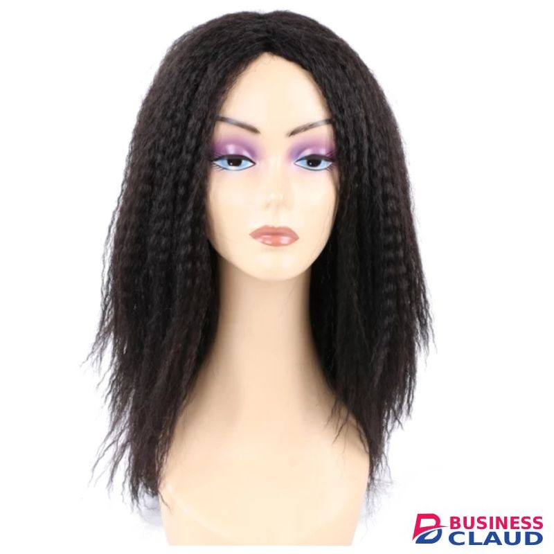Kinky Straight Fluffy Synthetic Wig