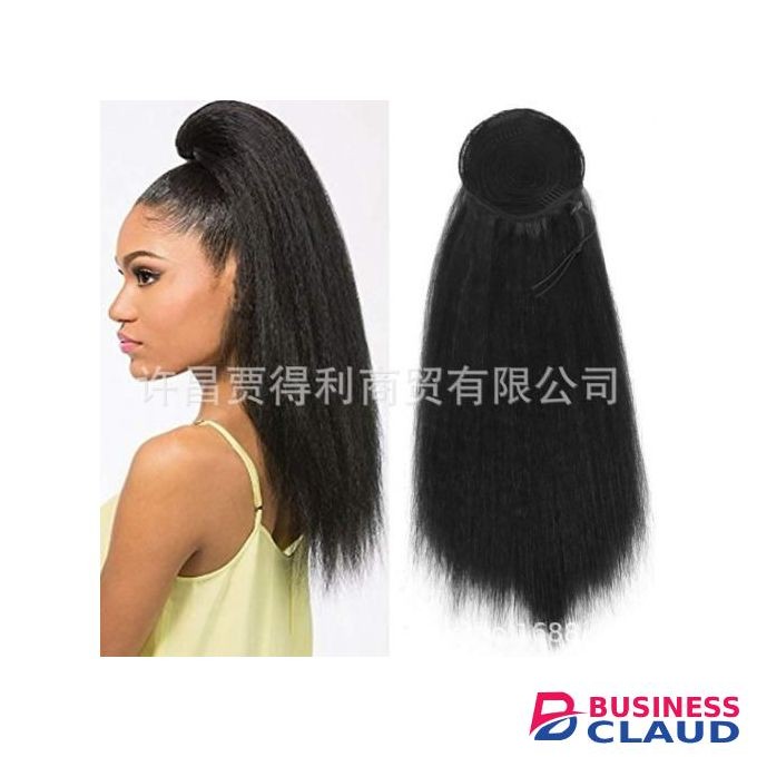 Kinky Straight Ponytail Afro Puff Fashion Bun Wigs + FREE GIFT INSIDE!!!