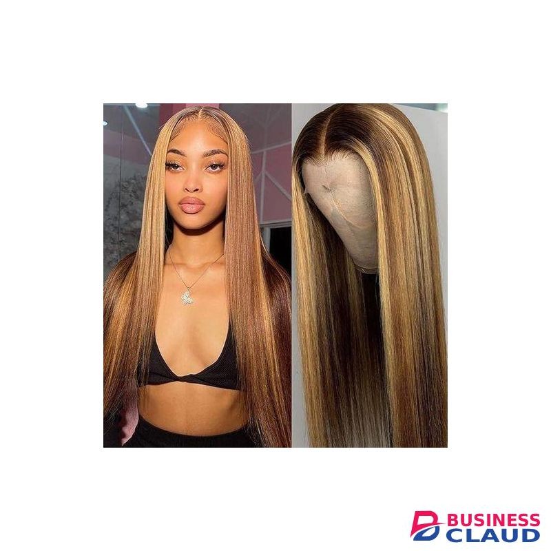 Human blend frontal lace wig