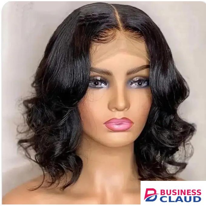 Fashion Classic 4 by 4 closure semi human body wave wig