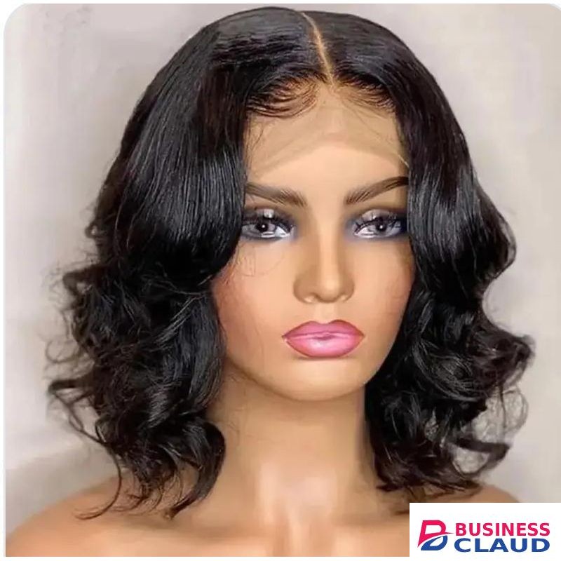 Fashion Classic 4 by 4 closure semi human body wave wig