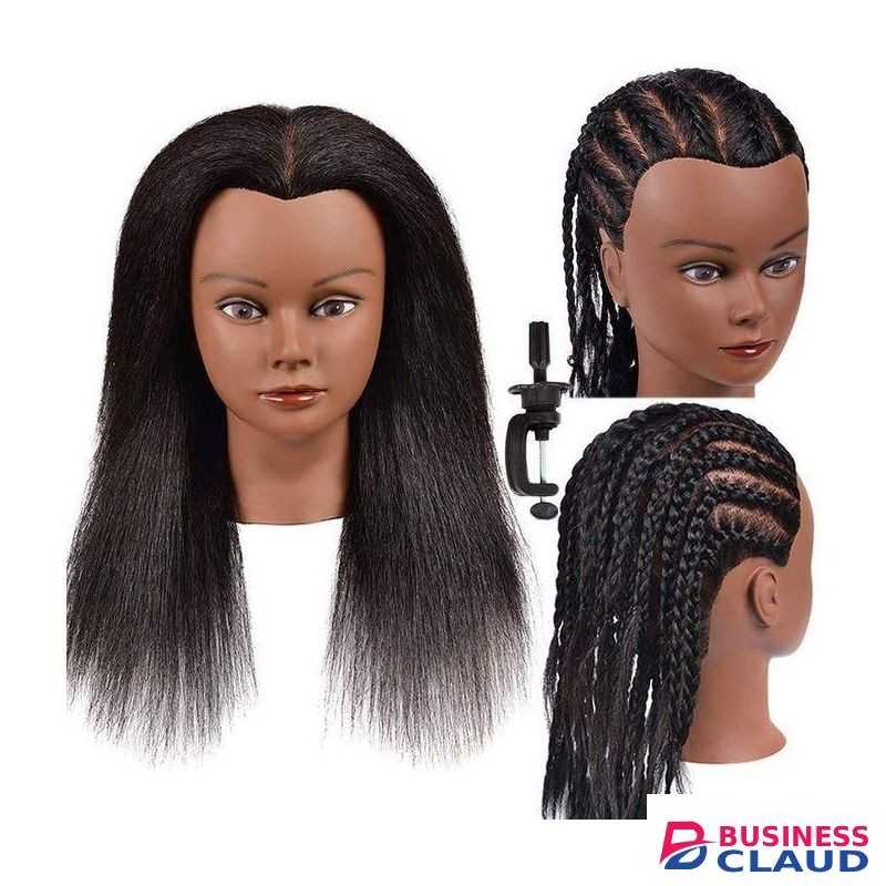 Training Mannequin Hairdresser Training Doll Training Dummy Head Semi Human Black saloon Training Dummy