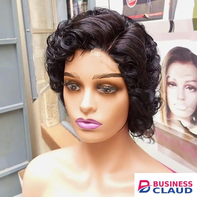 Short Curly Human Hair Wig