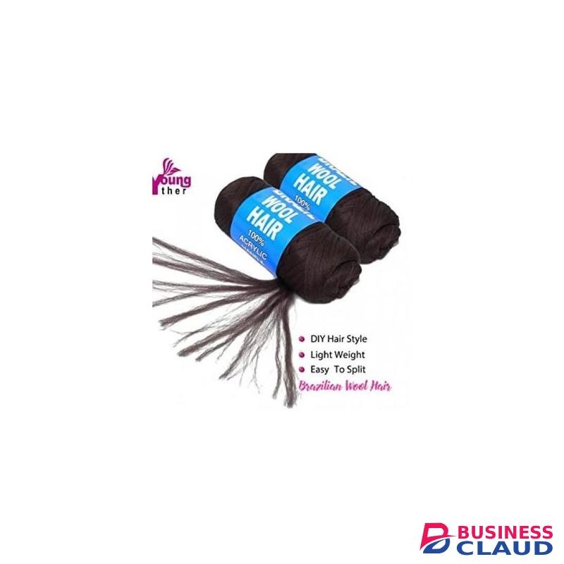 Brazilian Hair 6pcs 100% Brazilian Wool Hair Twist/Faux Locs