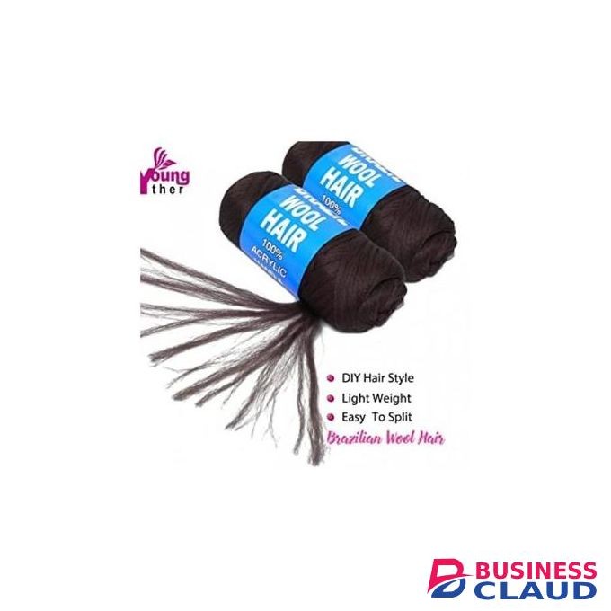 Brazilian Hair 6pcs 100% Brazilian Wool Hair Twist/Faux Locs