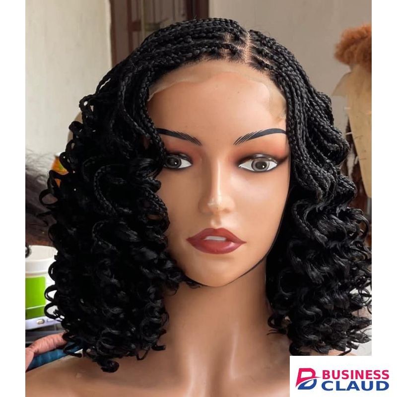 4*4 lace braided wig
