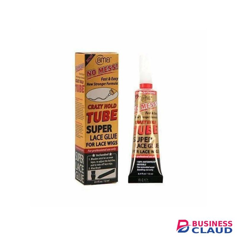 BMB Super Lace Glue for Lace Wigs/ CRAZY HOLD TUBE SUPER LACE GLUE ADHESIVE 0.4 OZ STRONG HOLD LACE GLUE FOR WIGS