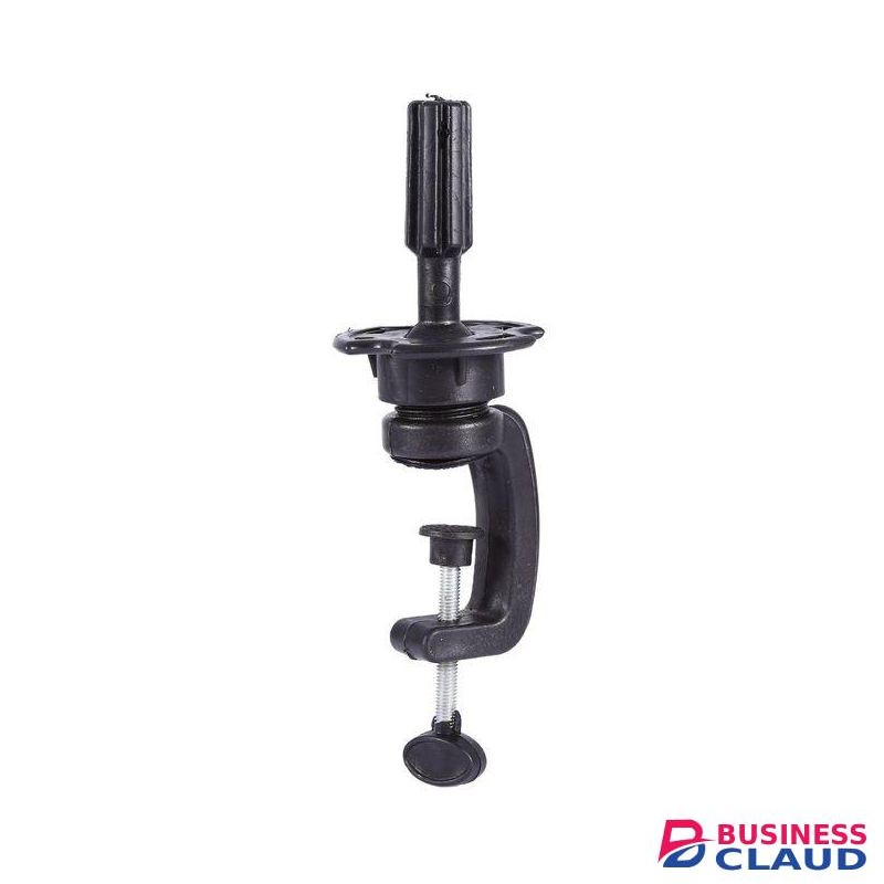Head canvas head mannequin + table clamp stand