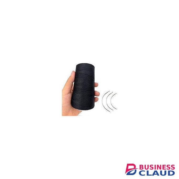 Strong Black Thread + Free 3pcs Needles