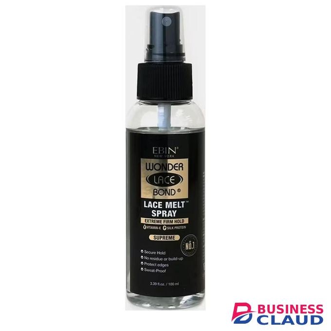 Ebin Wonder Lace Bond Lace Melt Spray Extreme Firm Hold (Supreme), 100ml