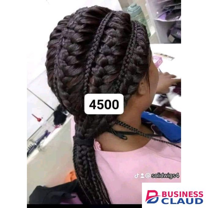 Fashion design braided 4 lines
