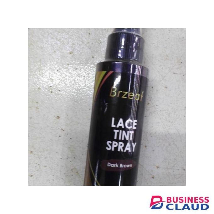 Brzeaf Dark Brown Lace Tint Spray For Wigs - 100ml