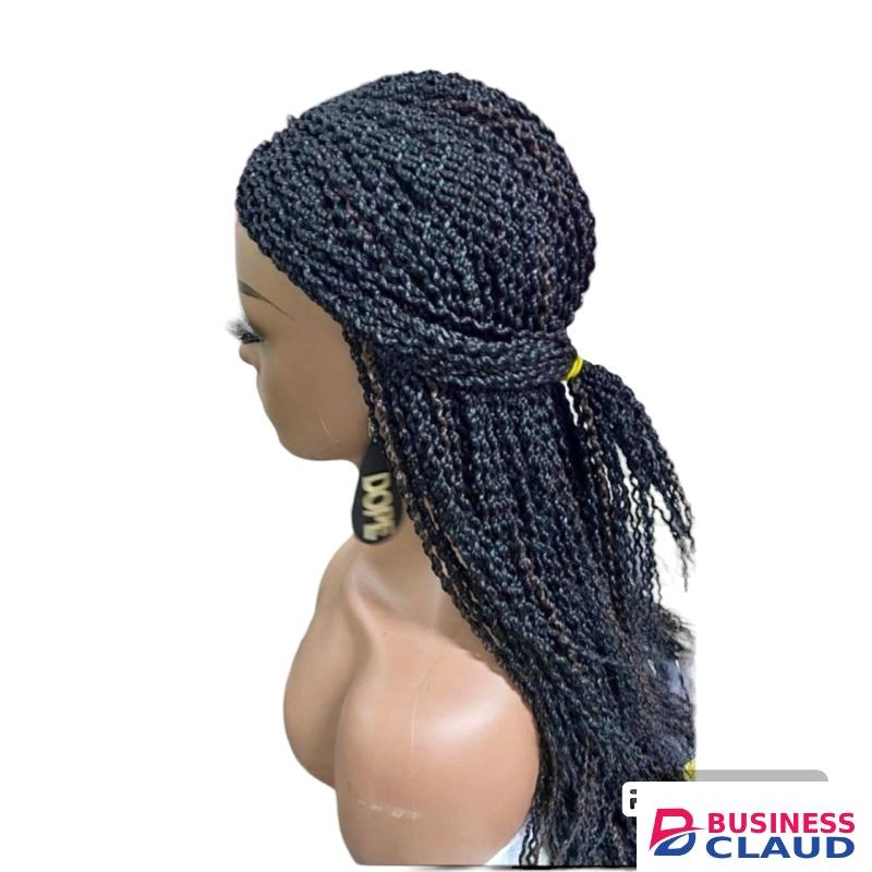 Curly braided wig 133