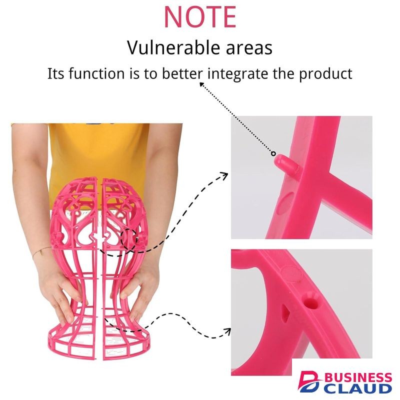 Lantern Shape Plastic Wig Stand/ Hat Cap Holder Foldable Multi-Purpose Wig Head Stand /Wig Storage Rack