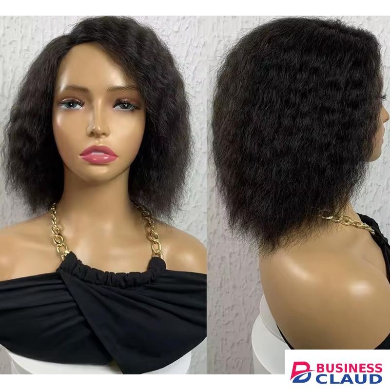 Fashion Classic Closure kinky short wig